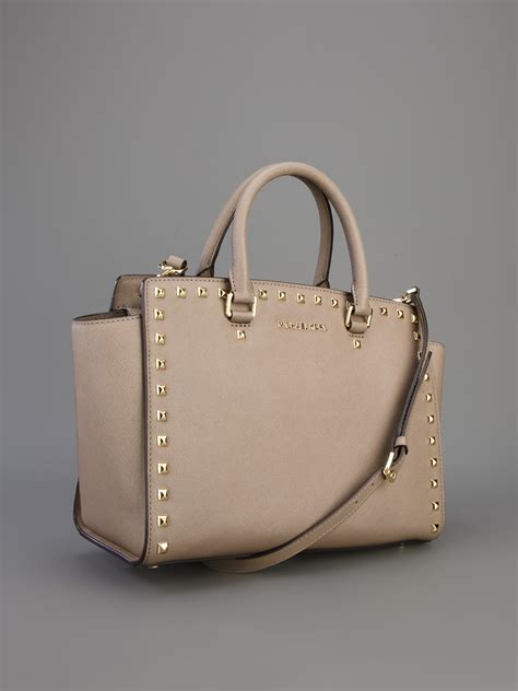 michael kors large selma satchel dark dune|Michael Kors selma large satchel.